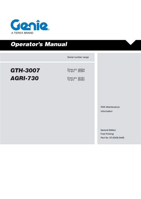 Operator’s Manual GTH